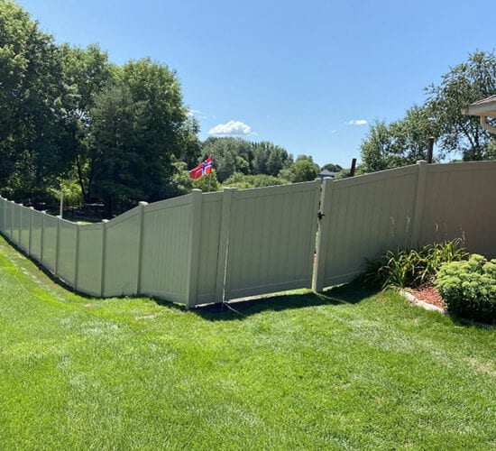 Tan Vinyl Privacy Fencing Mn (3)