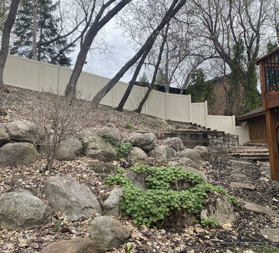 Tan Vinyl Privacy Fencing Mn (6)