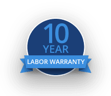10 year Labor warranty